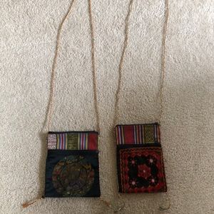 Small cloth purses- set of 2